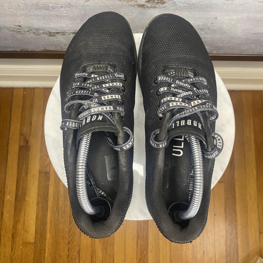 NOBULL Shoes Mens Size 8 Black Trainer CrossFit Games Sneakers Low Top Athletic - Picture 7 of 10